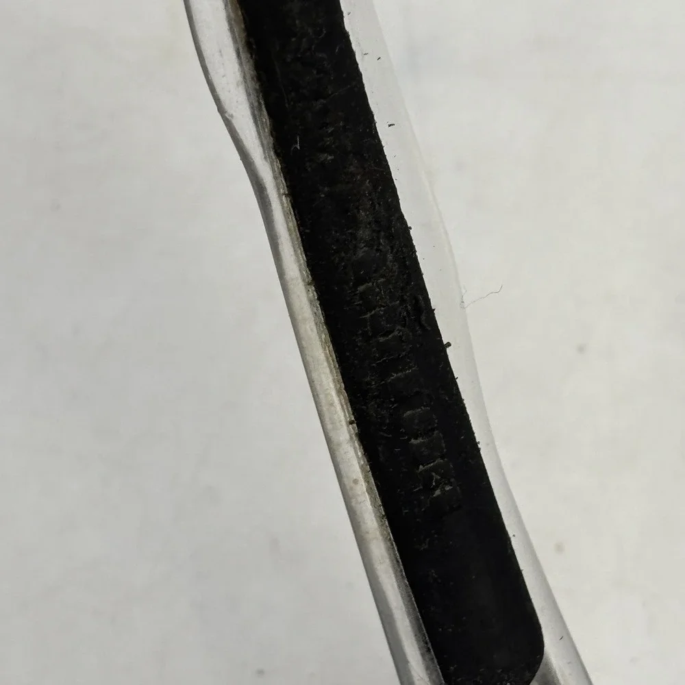 Oakley Turbine Rotor Clear Sunglasses Broken Hinge And Missing Nose Pads